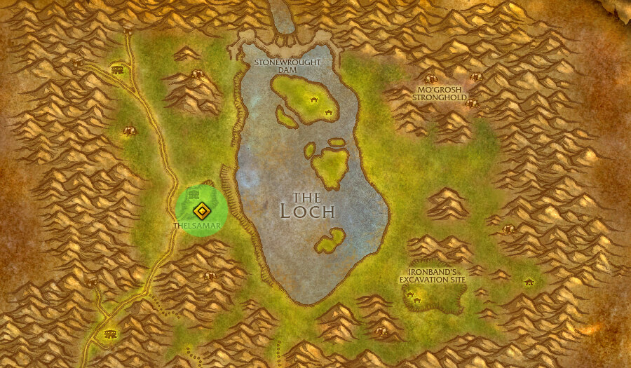wow forever loch modan location one 1