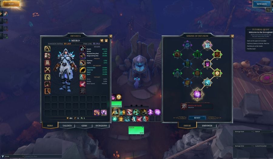 traits weapon gearing