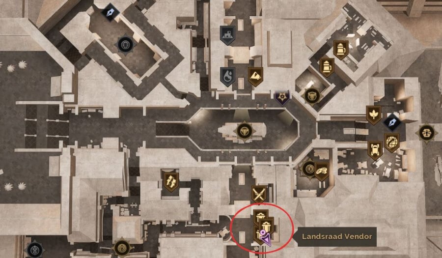 dune awakening house scrip offworld regis compound vendor location arrakeen