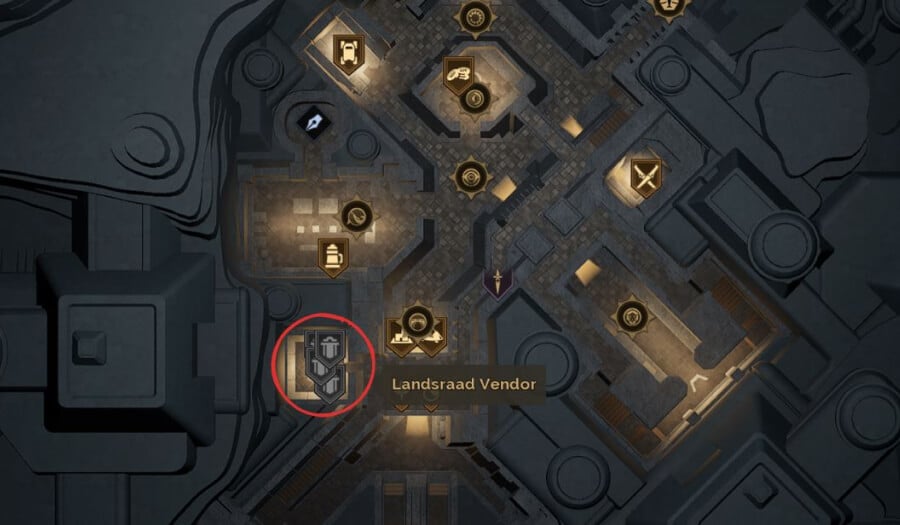 dune awakening house scrip offworld regis compound vendor location harko village