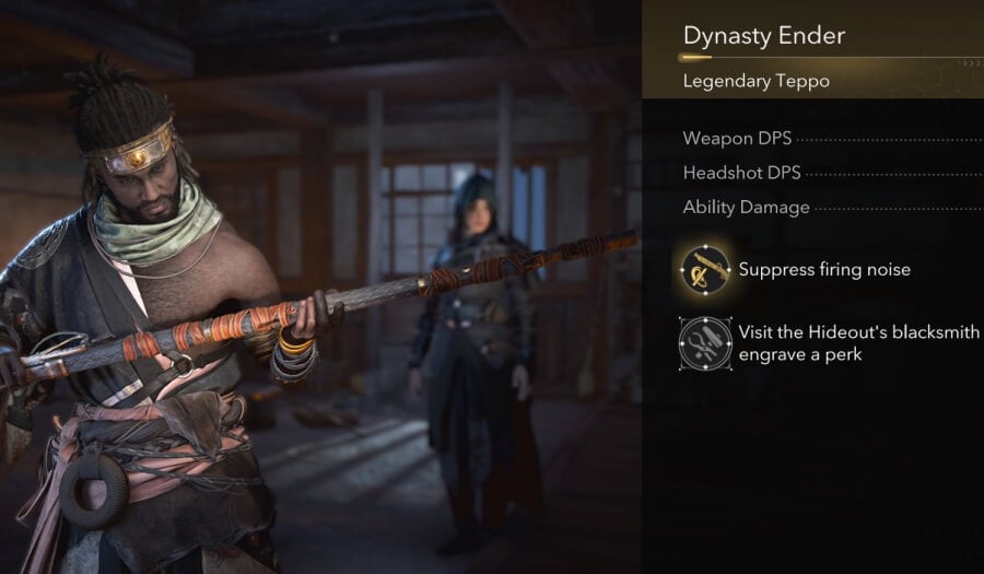 yasuke teppo build dynasty ender