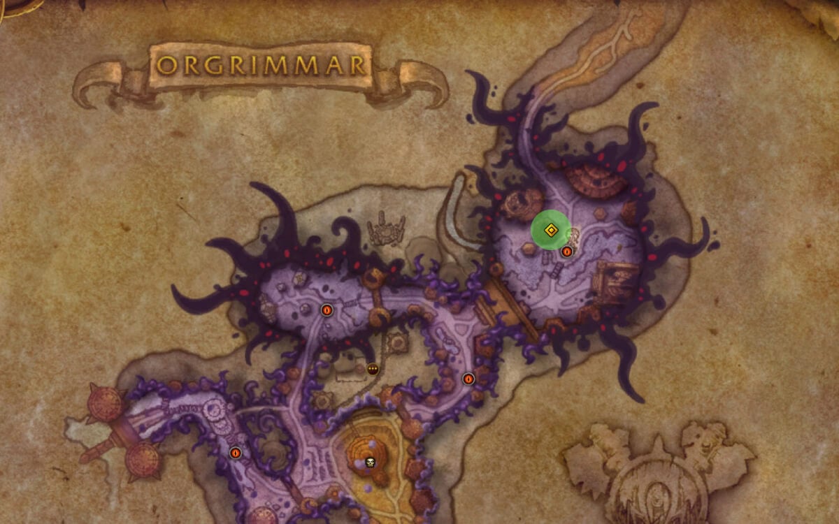 worn wolf saddle location map