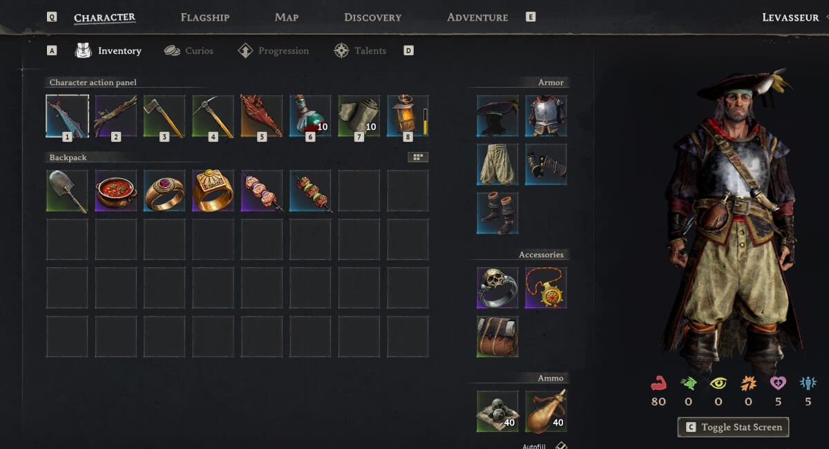 windrose best builds fish ro dah smasher build set up