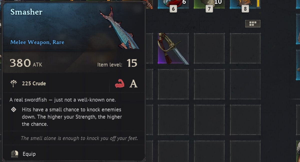 windrose best builds fish ro dah smasher build smasher weapon
