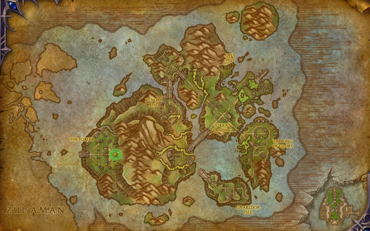 coiled isle vaults of atalutek gate of the western fang entrance map