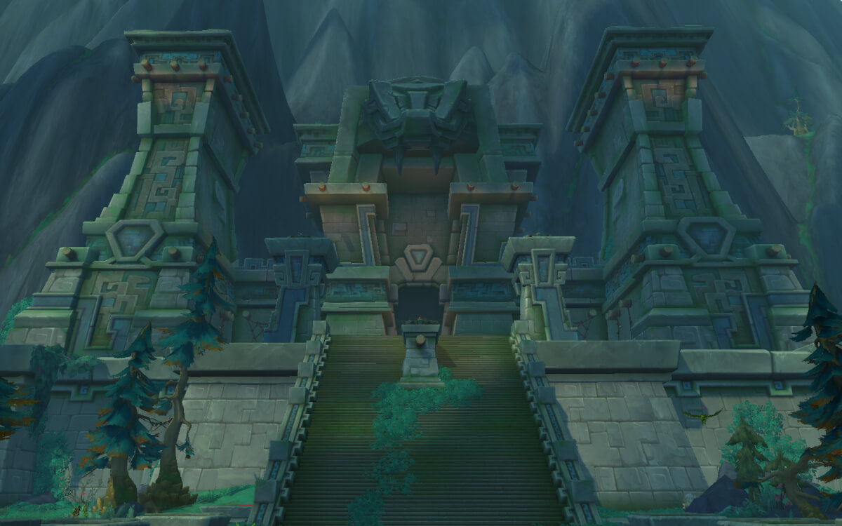 coiled isle vaults of atalutek gate of the western fang entrance