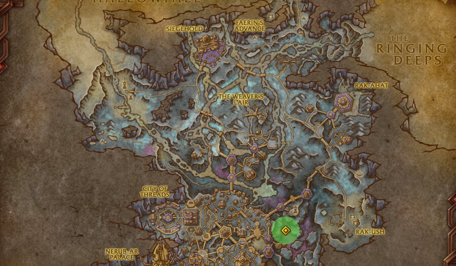 maddening deeps location