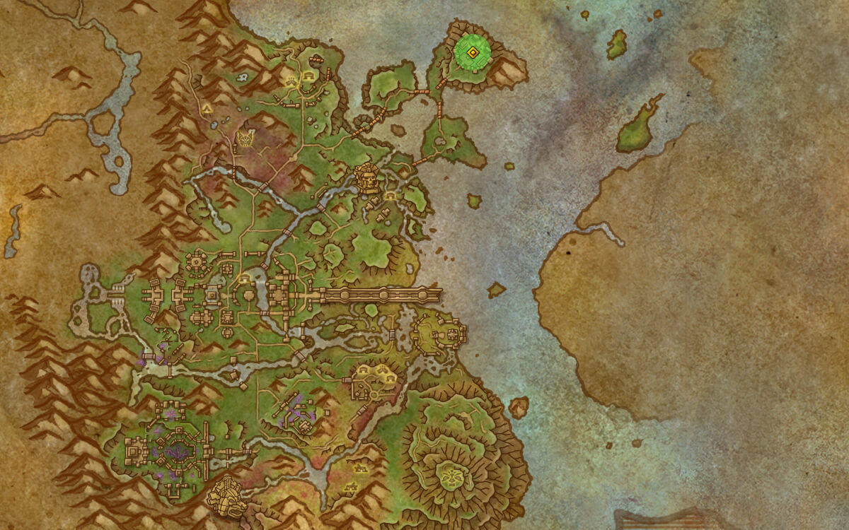 shrine of janalai map