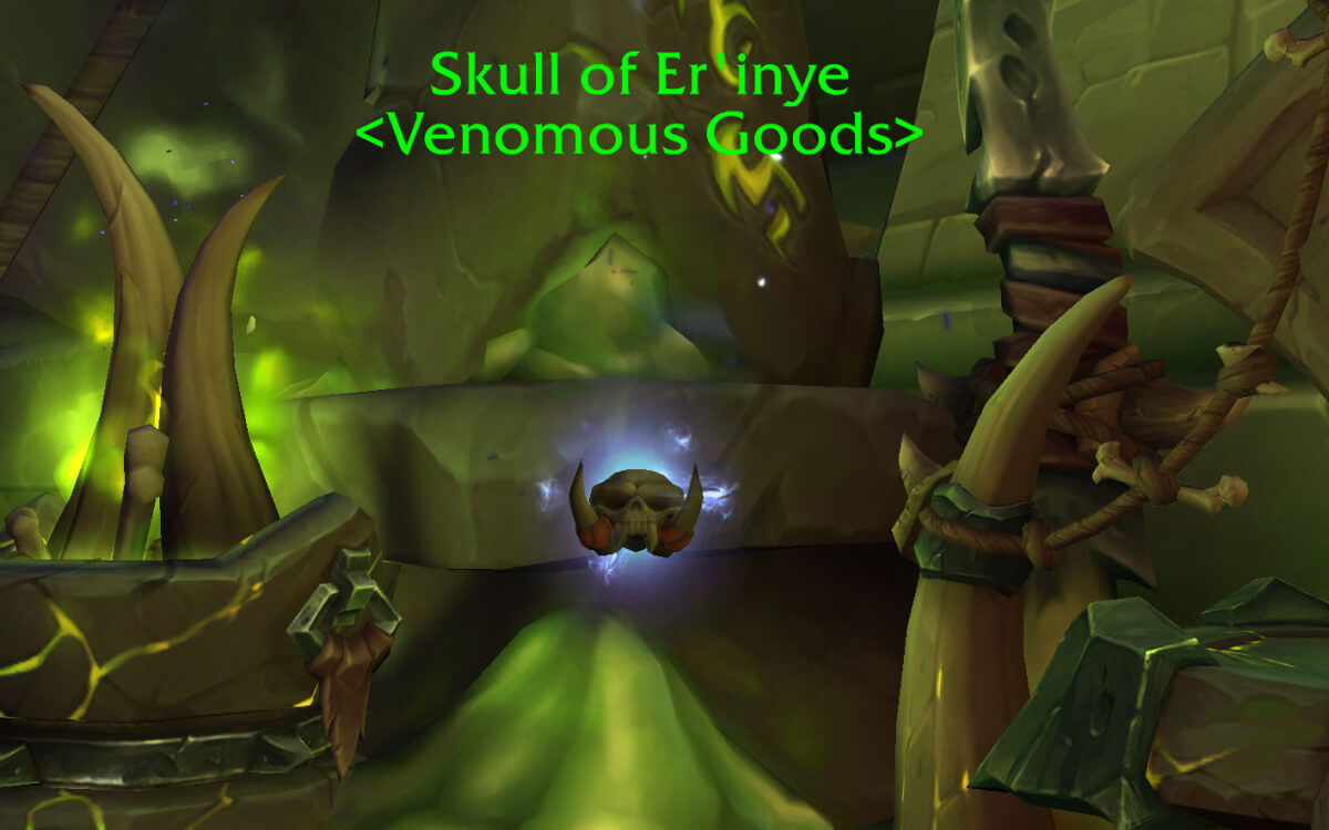 skull of erinye vendor in the vaults of atalutek