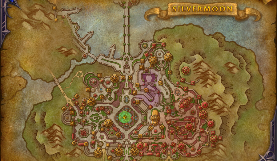 orweyna silvermoon city map