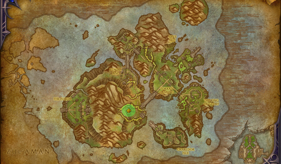coiled isle vaults of atalutek gate of the eastern fang entrance map