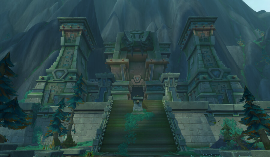 coiled isle vaults of atalutek gate of the western fang entrance