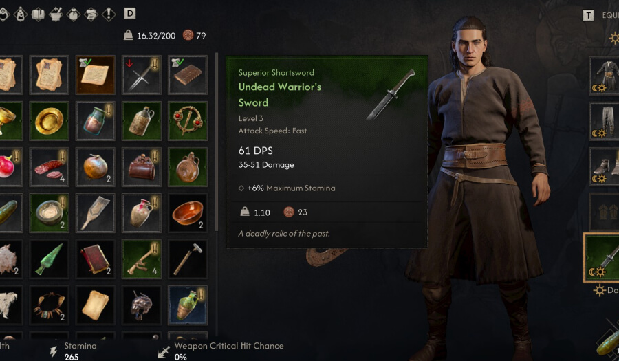 blood of dawnbreaker best early sword undead warriors sword 1