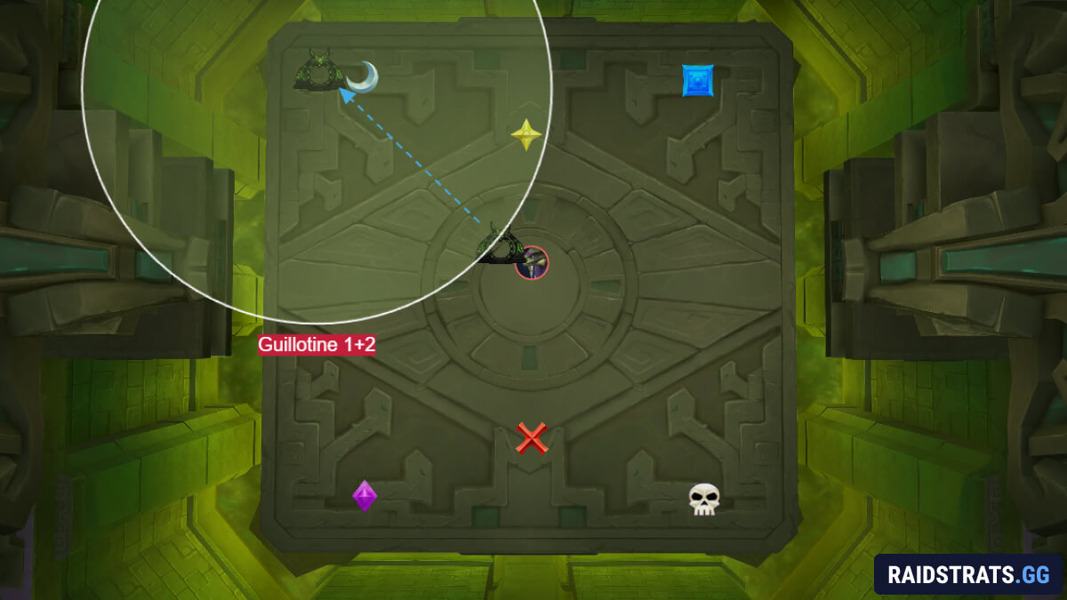 the coiled altar mythic phase 1 guillotine