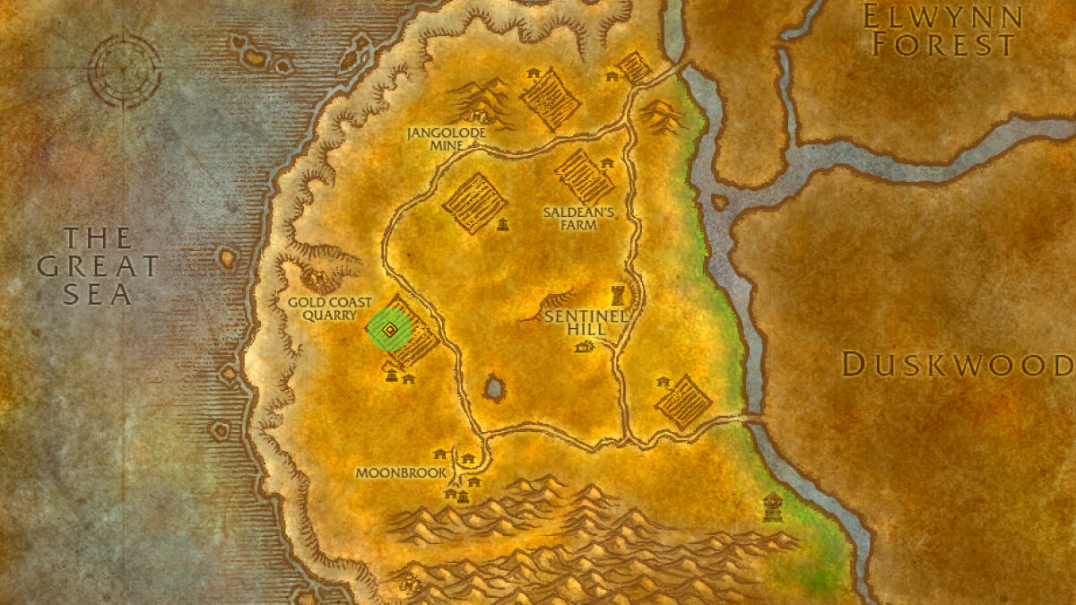 westfall sleepy cozy bag location map