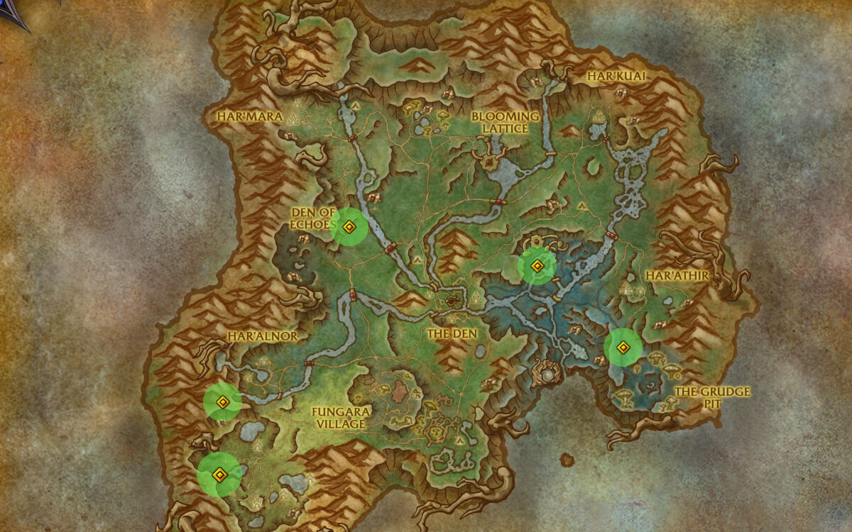 trials of the florafaun hunter rare locations