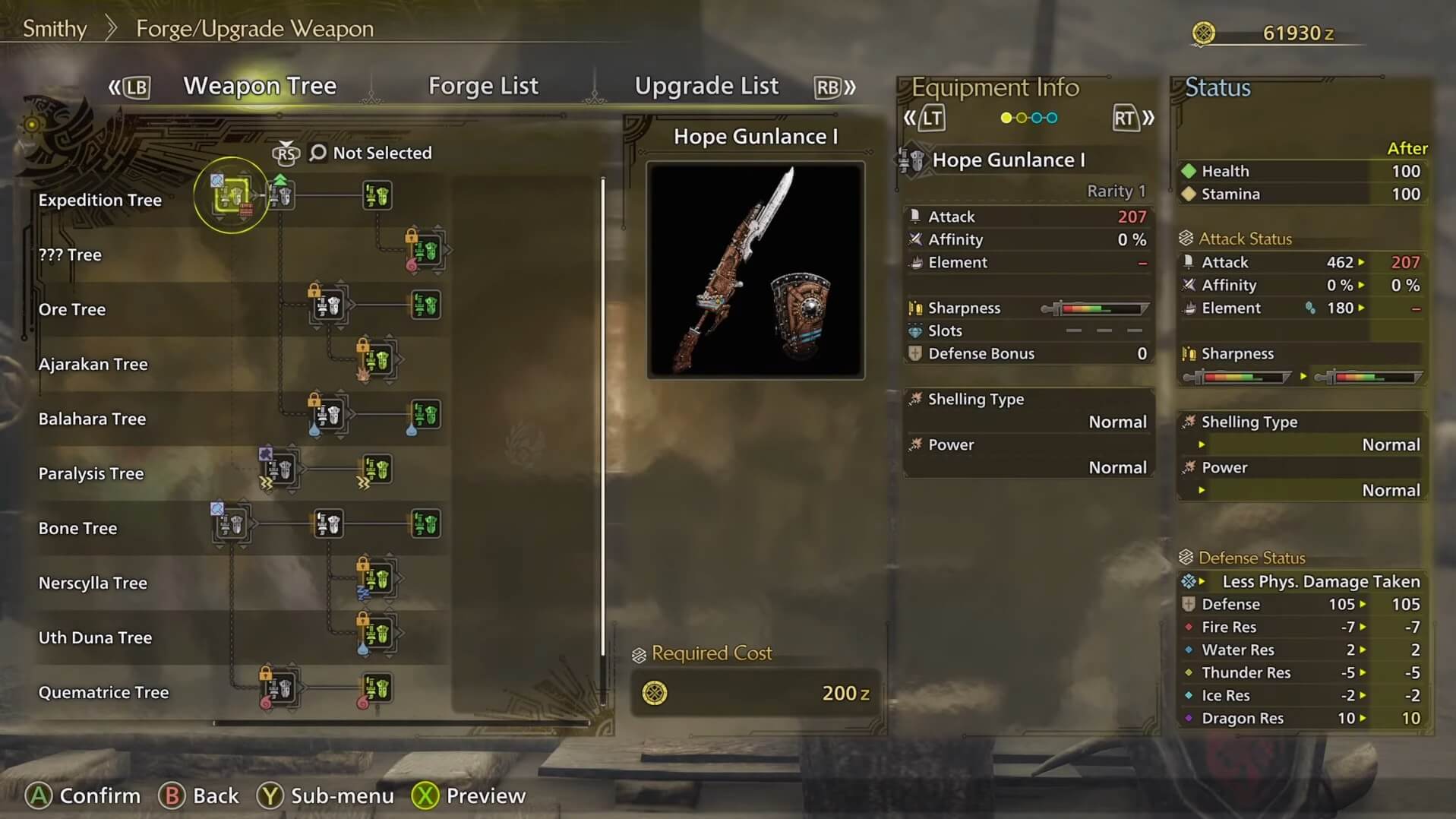 Changing weapons in Monster Hunter Wilds