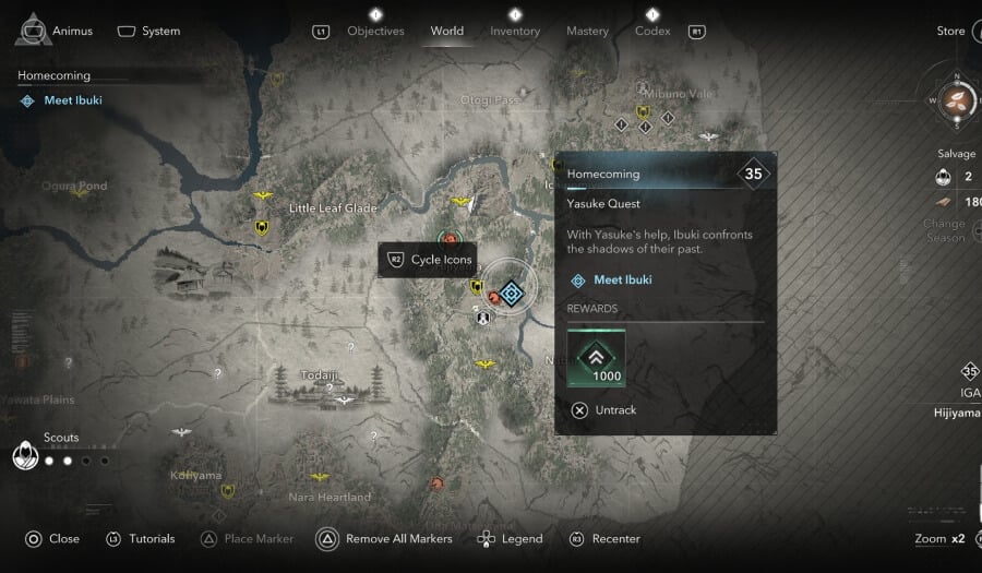 recruit or romance ibuki location two quest