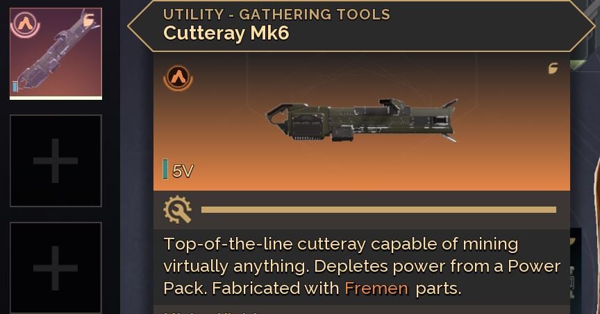 lasgun quest dune awakening cutteray mk6.JPG