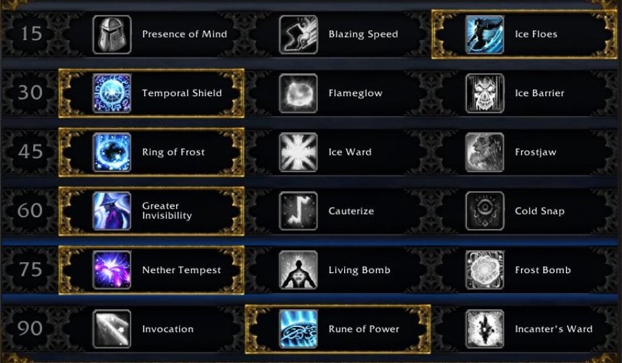 mage arcane talent build