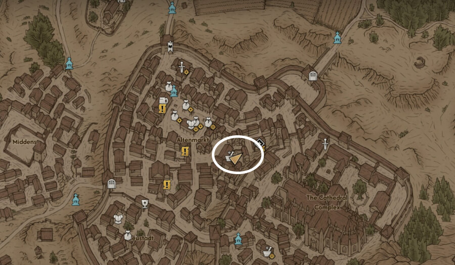 blood of dawnbreaker taste of power choice location