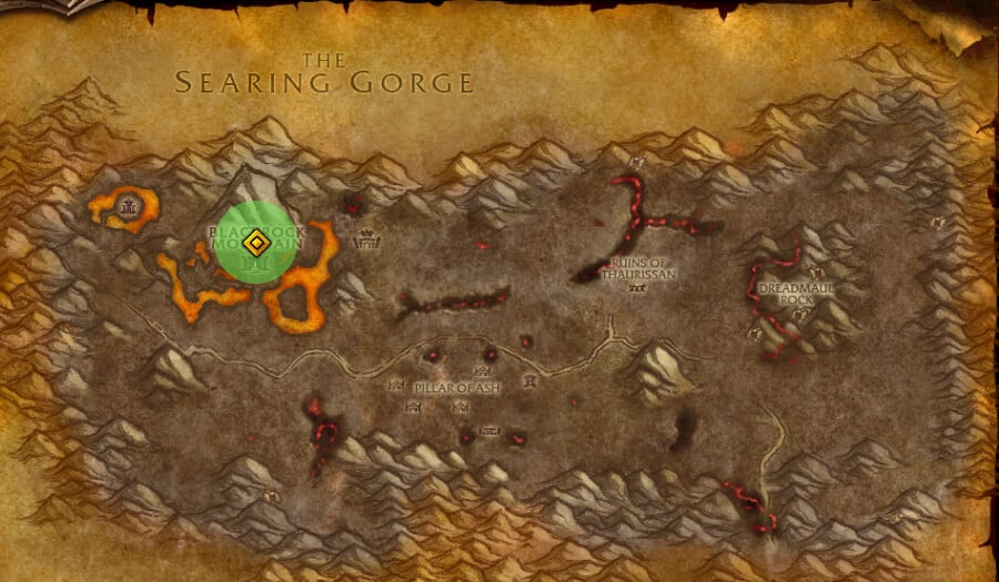 wow forever burning steppes magma or lava