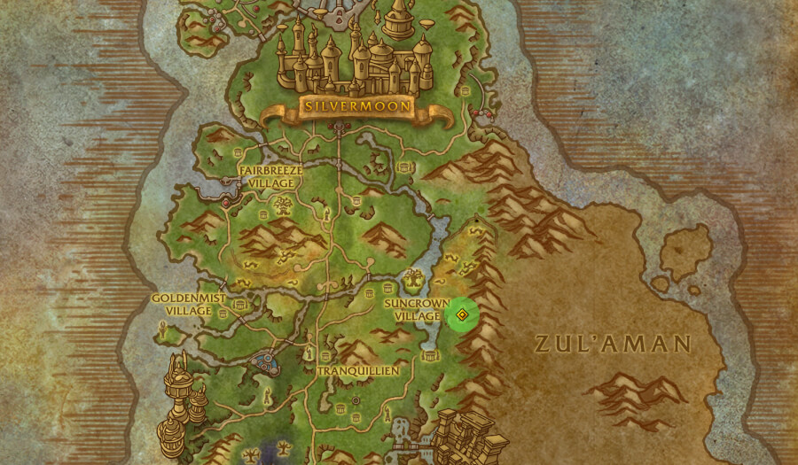 eversong woods glyphs dawnstar spire