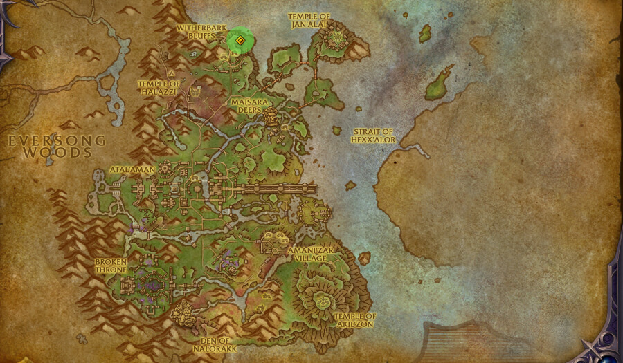 zulaman glyphs witherbark bluffs