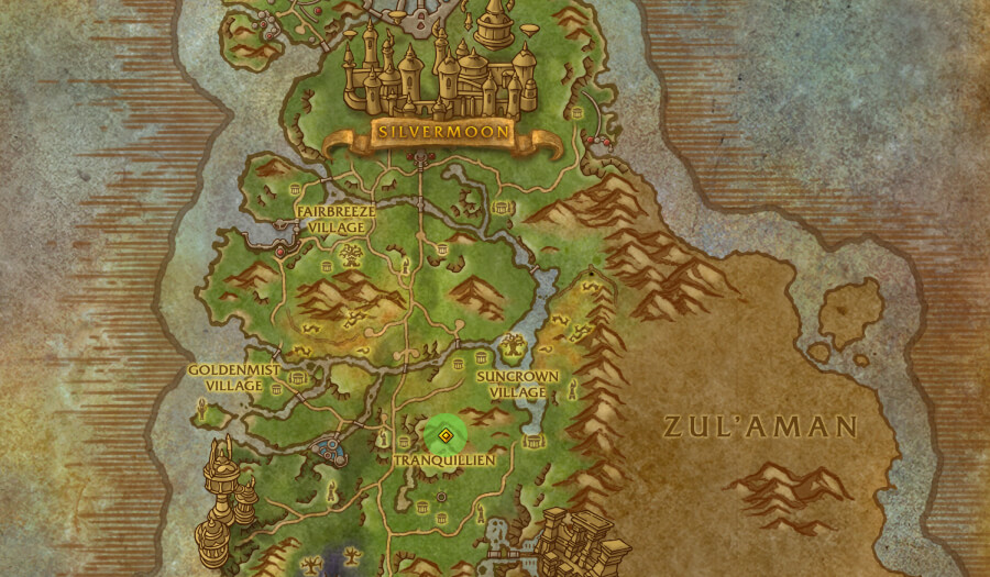 eversong woods glyphs tranquillien