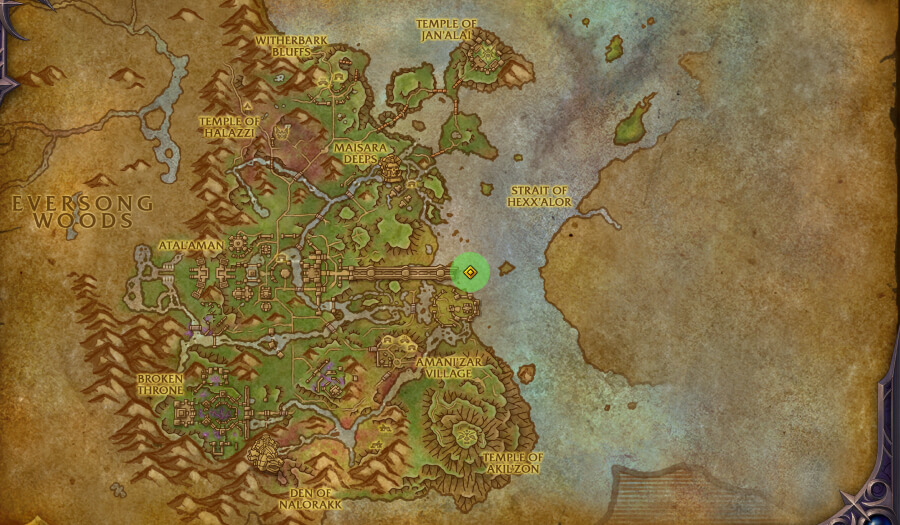 zulaman glyphs strait of hexxalor