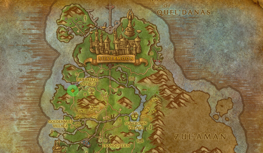 eversong woods glyphs sunsail anchorage