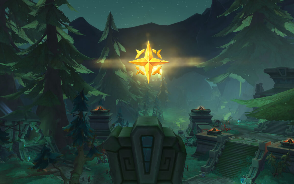 the coiled isle skyriding glyph tokkas landing