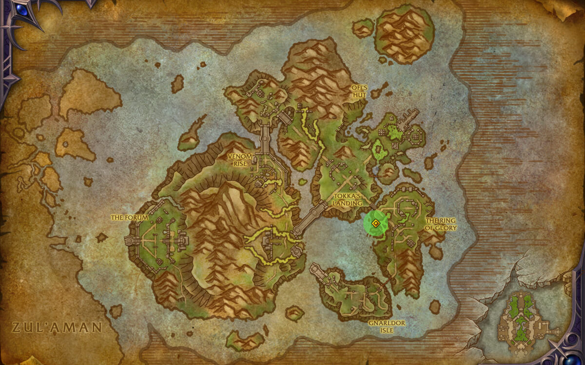 the coiled isle skyriding glyph the whispering marsh map location