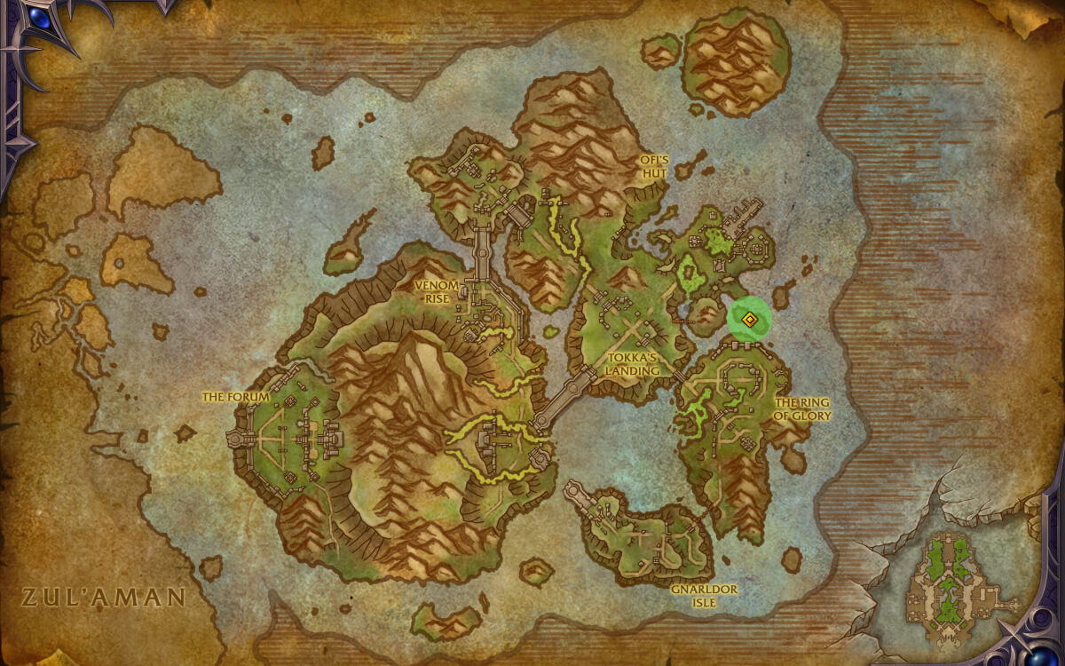 the coiled isle skyriding glyph the wreck of pakus talon map location