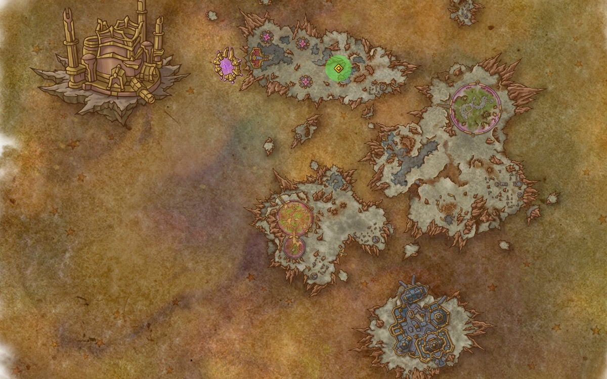 sandworn coffer location