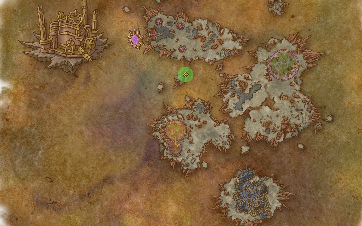 phaseblade of the void marches map location
