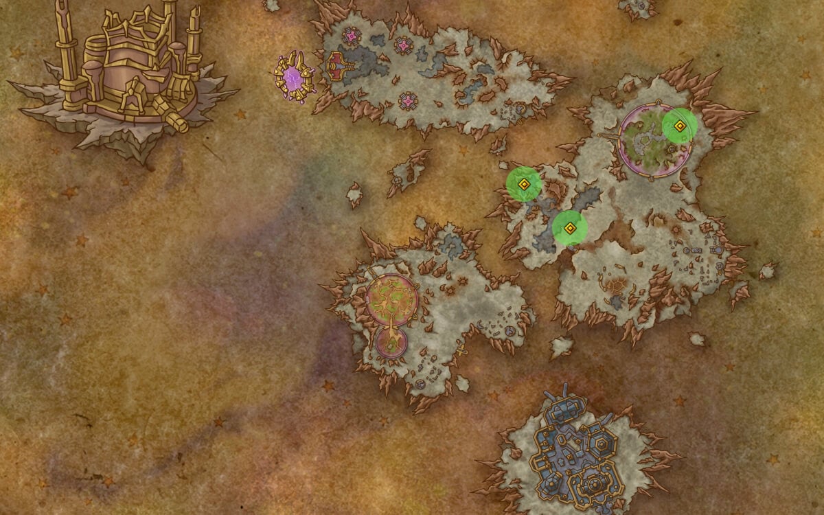 ancient coffer location map