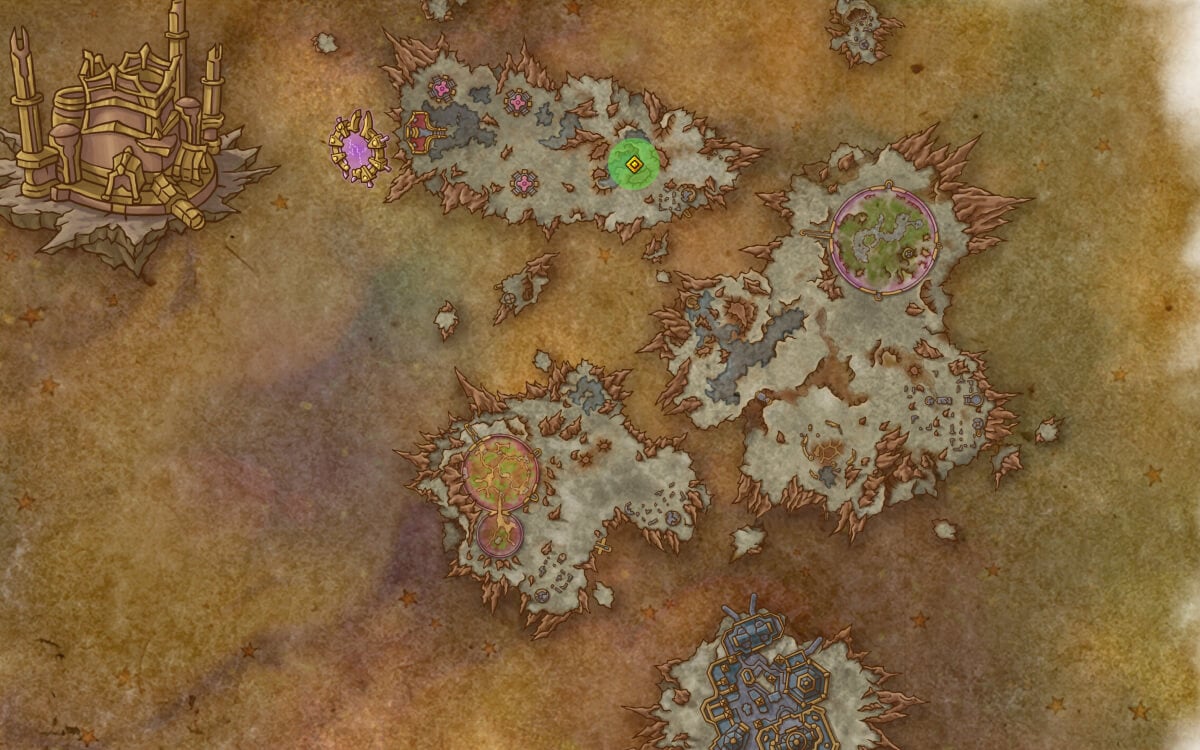 warglaive of the audacious hunter location map