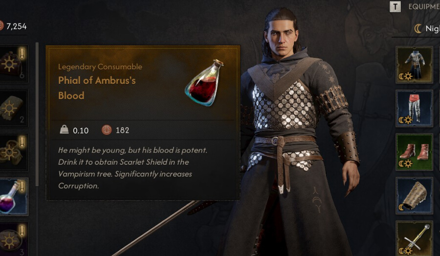 blood of dawnbreaker just a bit more choice phial