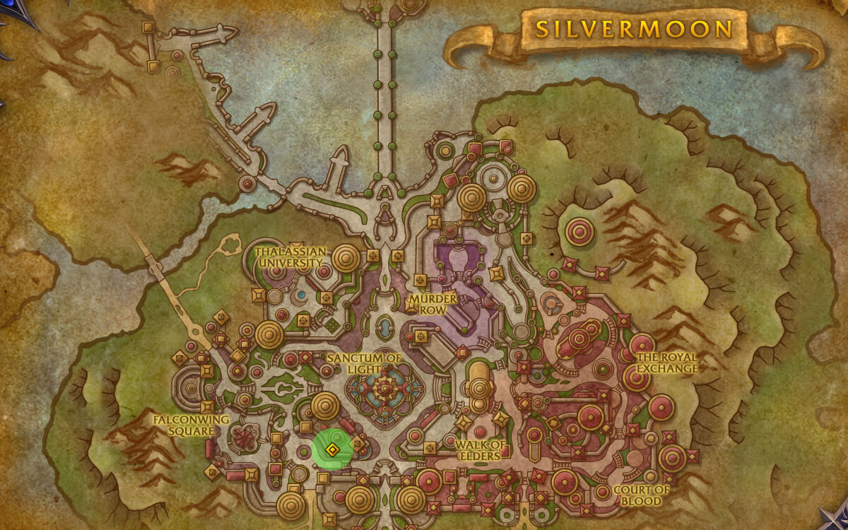 estalia archtender map location