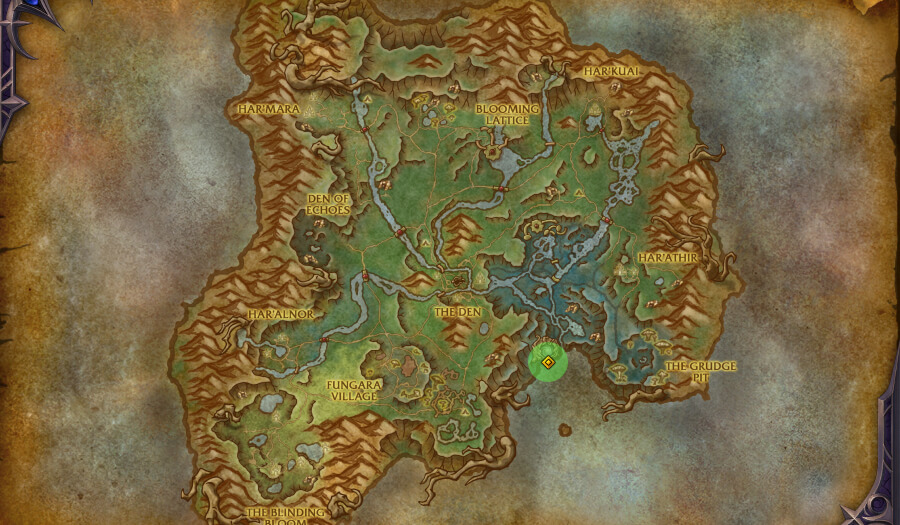 harandar glyph locations rift of aln