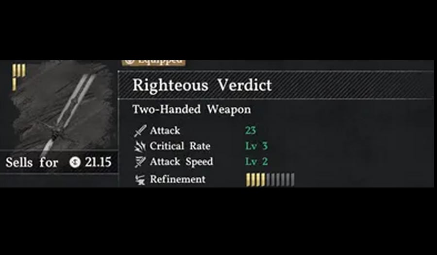 righteous verdict sword