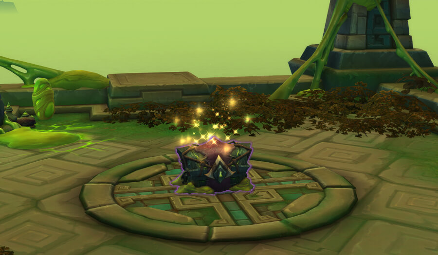 coiled isle treasure zuljans stash in game