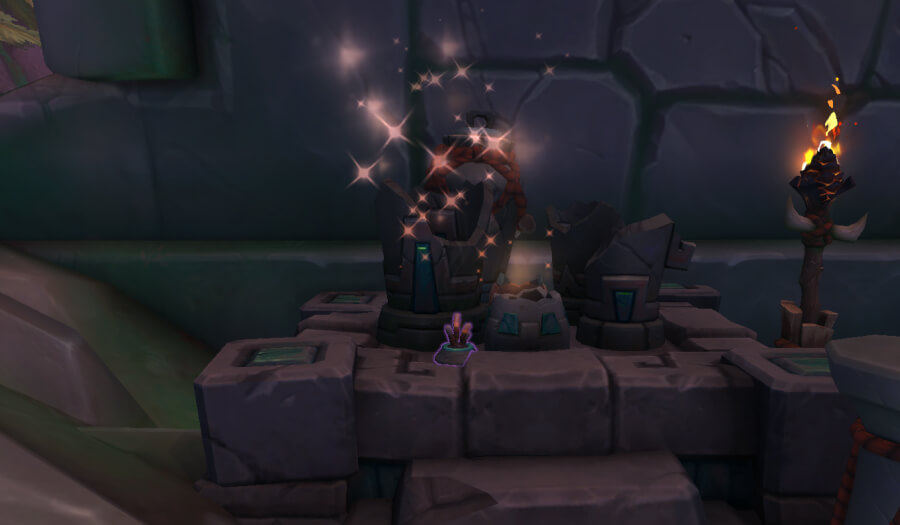 coiled isle treasure smoldering incense in game