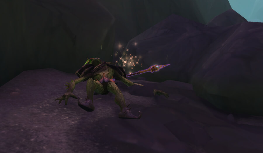 coiled isle treasure malfunctioning staff in game