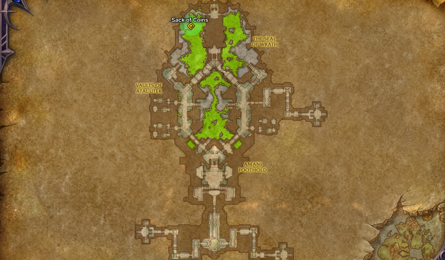 altar of corrosion sack of coins map