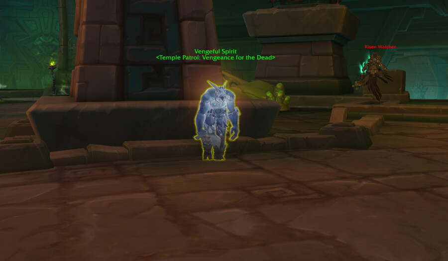temple patrol npc