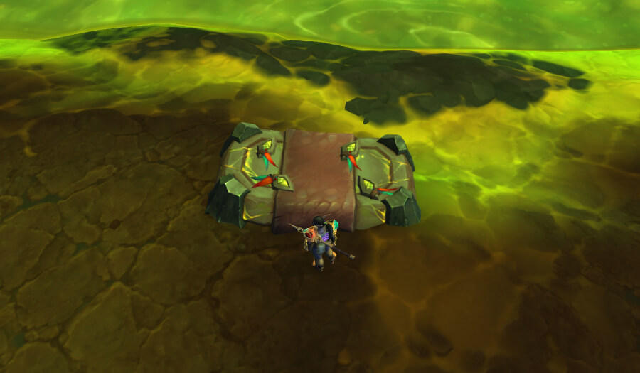 coiled isle treasure profane ritual spoils table