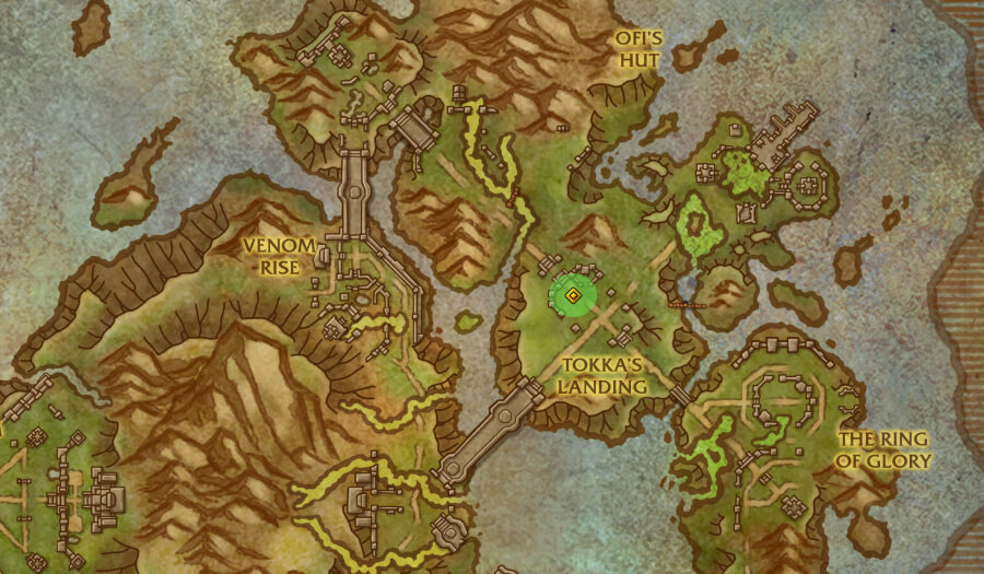 coiled isle treasure map vulzahns smuggled treasure dezi location