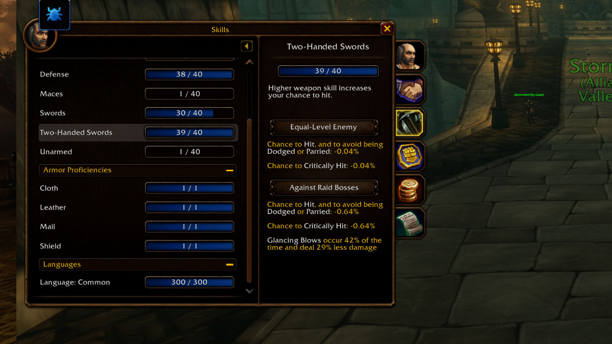 weapon skill high example